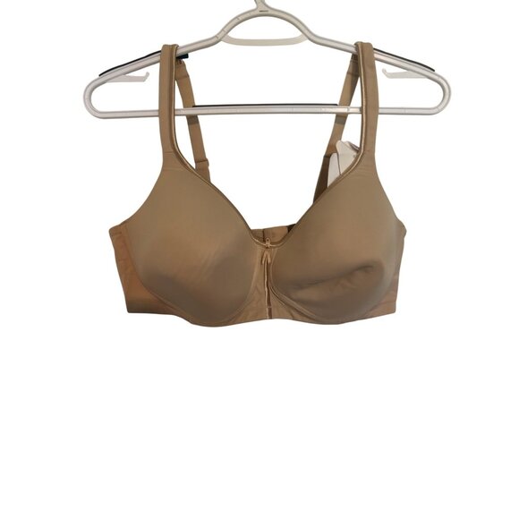 Vanity Fair Body Caress Wirefree Bra Beige Convertible Straps Sz 40 D - Picture 1 of 9